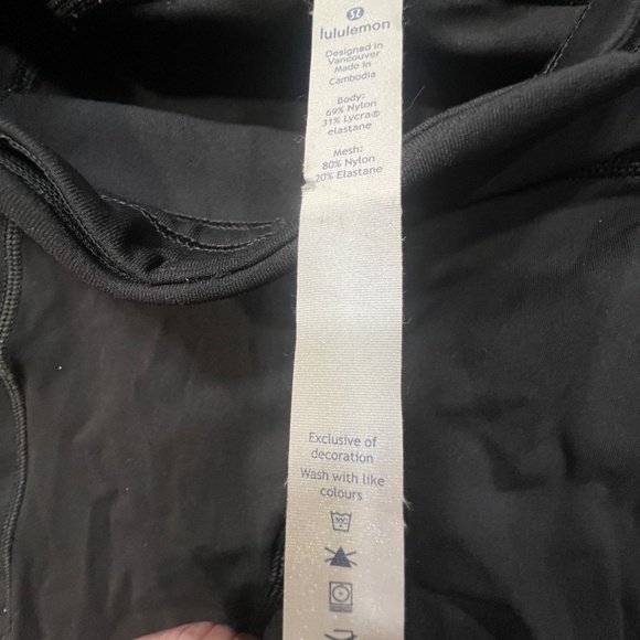 Lululemon Speed Up Crop Women's Leggings, Black, Size 2, 21" Inseam - Picture 5 of 13